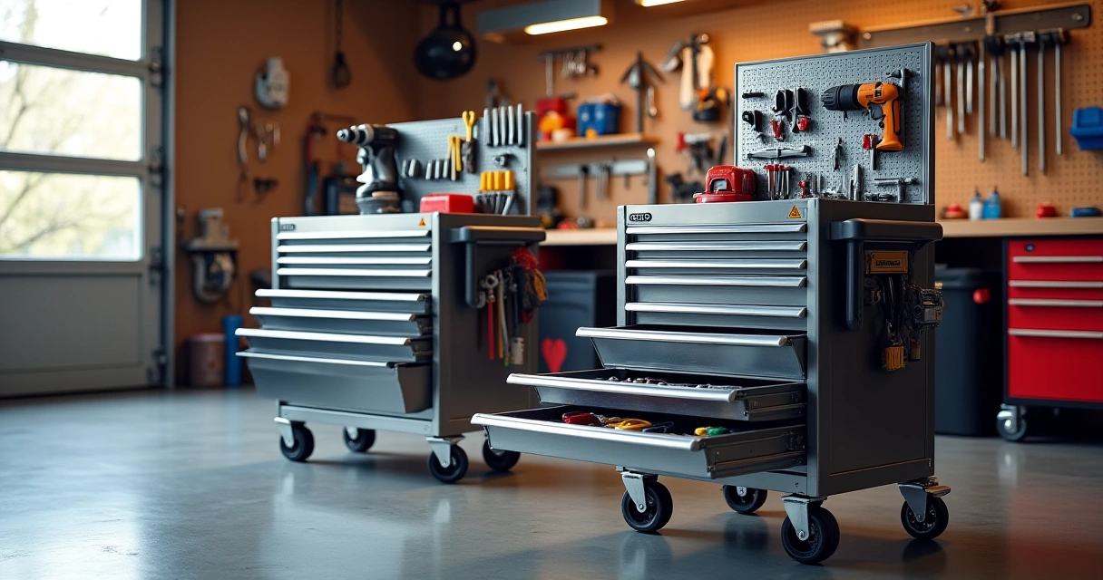 Best Rolling Tool Carts For Mobile Efficiency