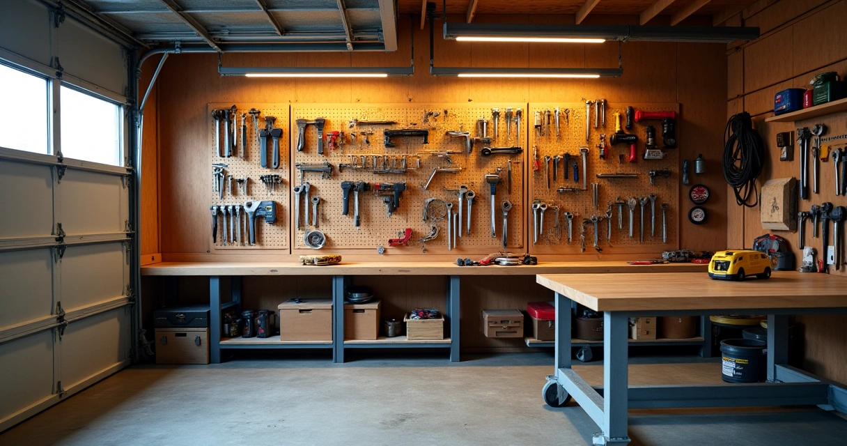 how to install a garage tool rack for summer tool storage and easy access