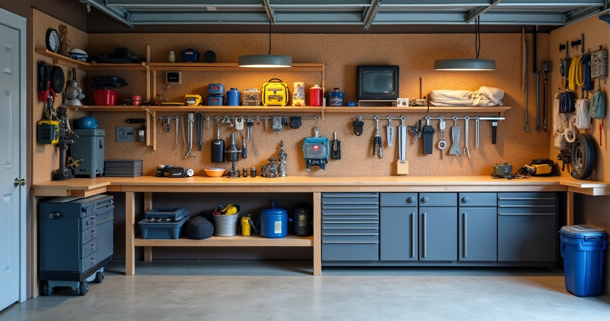 How to Set Up a Garage Workbench for Memorial Day Weekend DIY Projects and Repairs