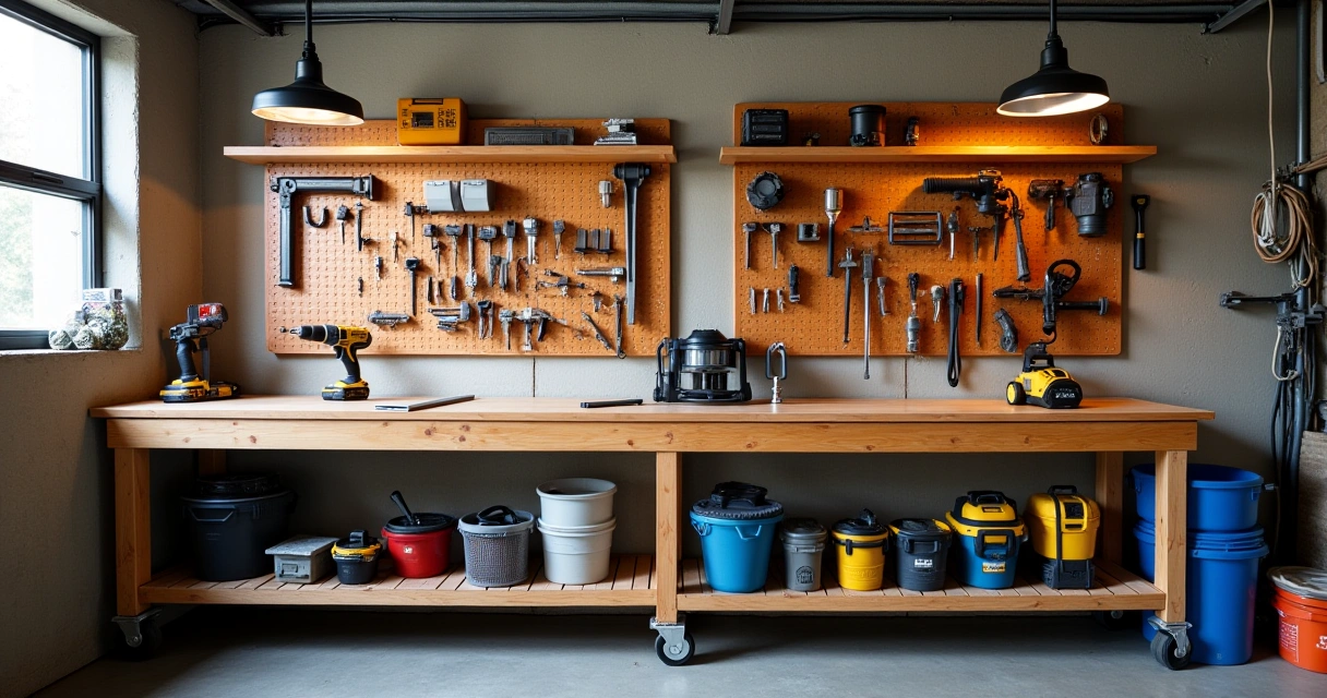 Pegboard vs Slat Wall Garage Storage